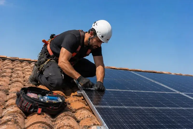 Maintenance et monitoring de panneaux solaires à Champcevinel